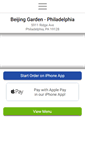 Mobile Screenshot of beijinggardenphilly.com